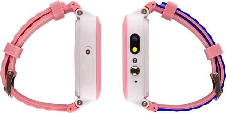 Дитячий смарт-годинник AmiGo GO004 SP Camera+LED (Pink) фото