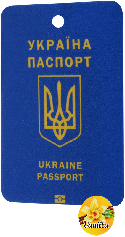 Ароматизатор Passport Ukraine (ваніль) фото