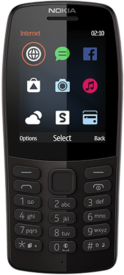 Nokia 210 Dual Sim Black (16OTRB01A02) фото