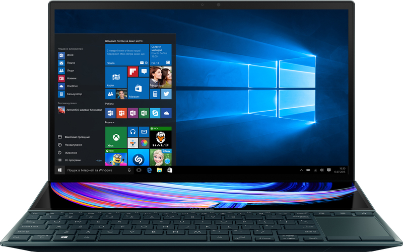 Ноутбук Asus ZenBook Duo 14 UX482EG-HY422W Celestial Blue (90NB0S51-M003N0) фото