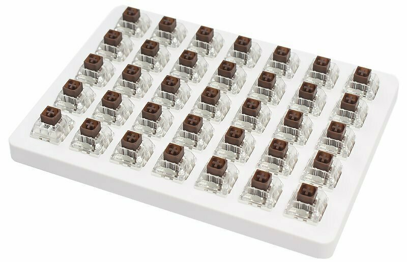 Набір механічних перемикачів Keychron Kailh Box Switch Set 35pcs/Set (Brown) Z50_KEYCHRON - фото - №0