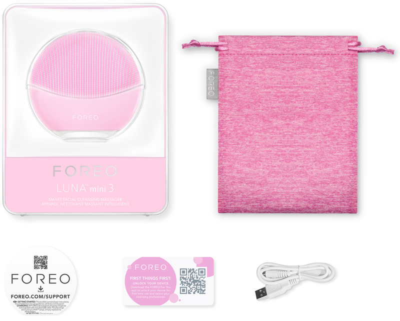 Електрична очищаюча щіточка для обличчя Foreo LUNA mini 3 для всіх типів шкіри (Pearl Pink) F9427 фото