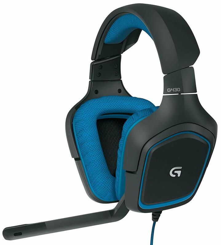 Ігрова гарнітура Logitech G430 Surround Sound (Blue/Black) 981-000537 фото