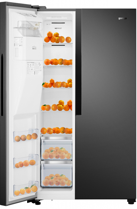 Side-by-side холодильник Gorenje NRS9182VB фото