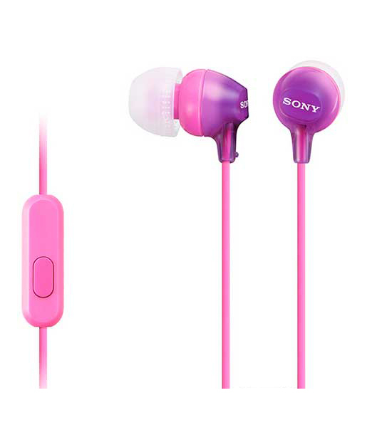Навушники Sony MDR-EX15AP Фіолетові фото