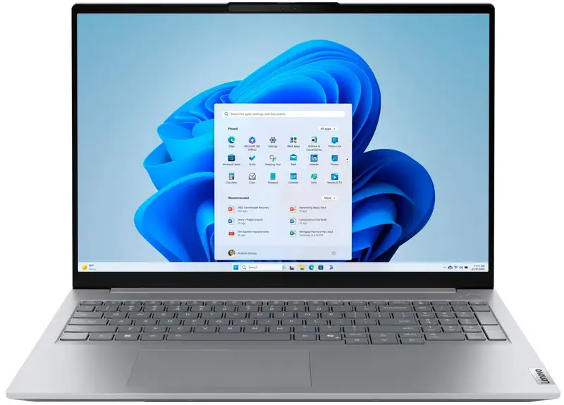 Ноутбук Lenovo ThinkBook 16 G8 IAL Arctic Grey (21SK007GRA) - фото - №0