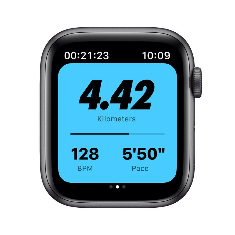Apple Watch Nike SE 44mm Space Grey Aluminium Case with Anthracite Black Nike Sport Band MYYK2 фото