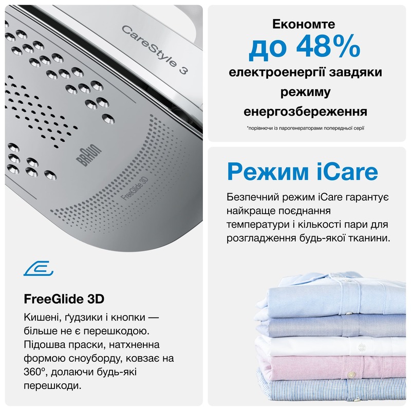 Праска з парогенератором BRAUN IS 3132 WH - фото - №5