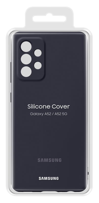 Чехол Samsung Silicone Cover (Black) для Galaxy A72 EF-PA725TBEGRU фото
