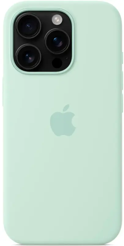 Чохол для iPhone 16 Pro Max Silicone Case with MagSafe Aquamarine (MDGY4ZM/A) - фото - №2