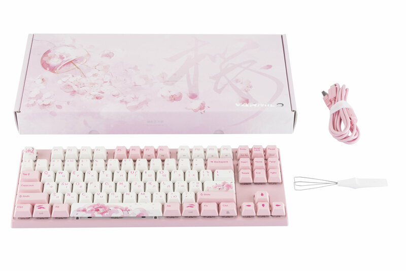 Клавіатура Varmilo VEA87 Sakura R2 Cherry Mx Red (A23A027A3A0A17A024) - фото - №9