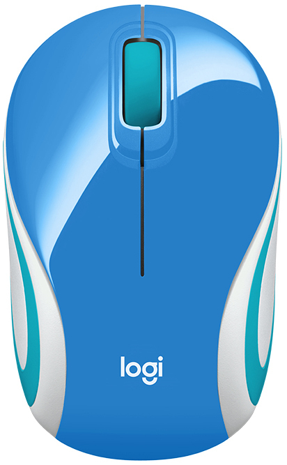 Мышь Logitech Wireless Mini M187 (Blue) 910-002733 фото