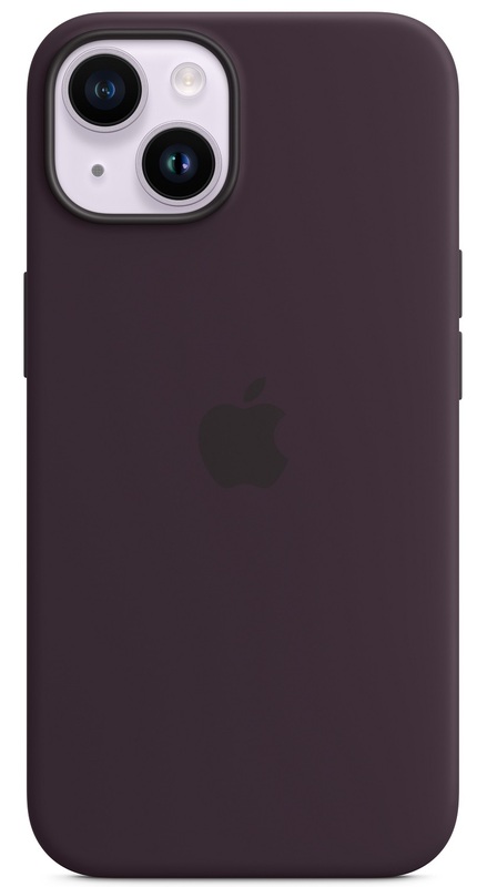 Чохол Apple Silicone Case with MagSafe (Elderberry) MPT03ZE/A для iPhone 14 фото