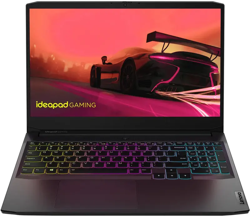 Ноутбук Lenovo IdeaPad Gaming 3 15ACH6 Shadow Black (82K202BMRA) фото
