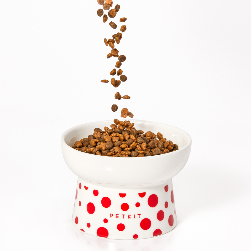 Керамічна миска PETKIT Polka Dot Bowl (White) фото