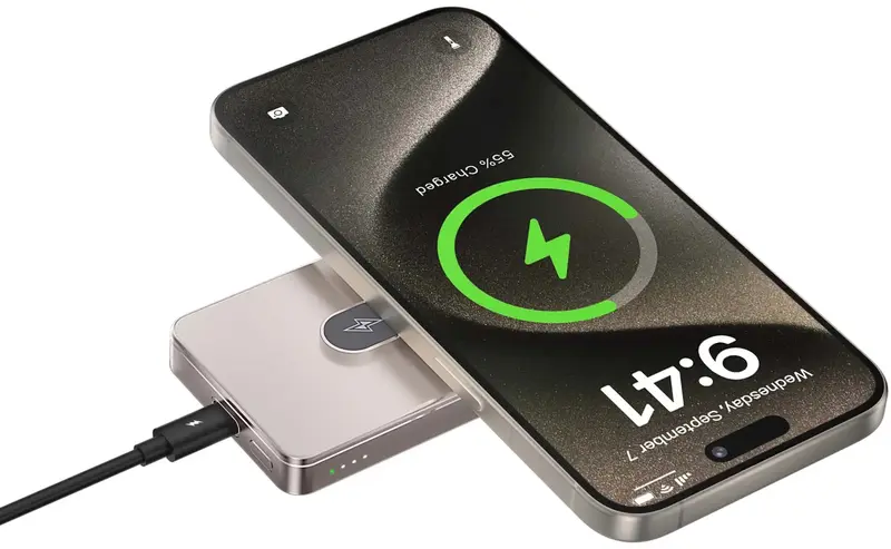 Дополнительная батарея Keephone MagCube 5000mAh Titanium (KPMAGPB-36TM) - фото - №13