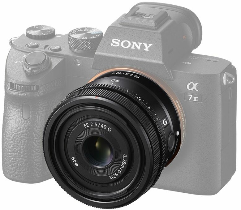Объектив Sony FE 40 mm f/2.5 G (SEL40F25G.SYX) фото