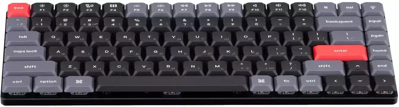 Бездротова клавіатура Keychron K3 PRO 84Key, Gateron Red Low Profile White LED фото