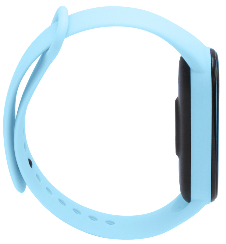 Ремешок для фитнес-трекера Xiaomi Mi Band 5 Silicone (Light blue) фото