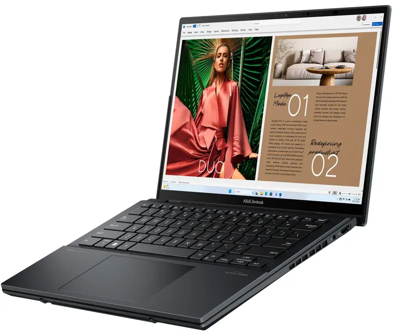 Ноутбук Asus Zenbook Duo UX8406CA-PZ042X Inkwell Gray (90NB14X1-M001F0) - фото - №8