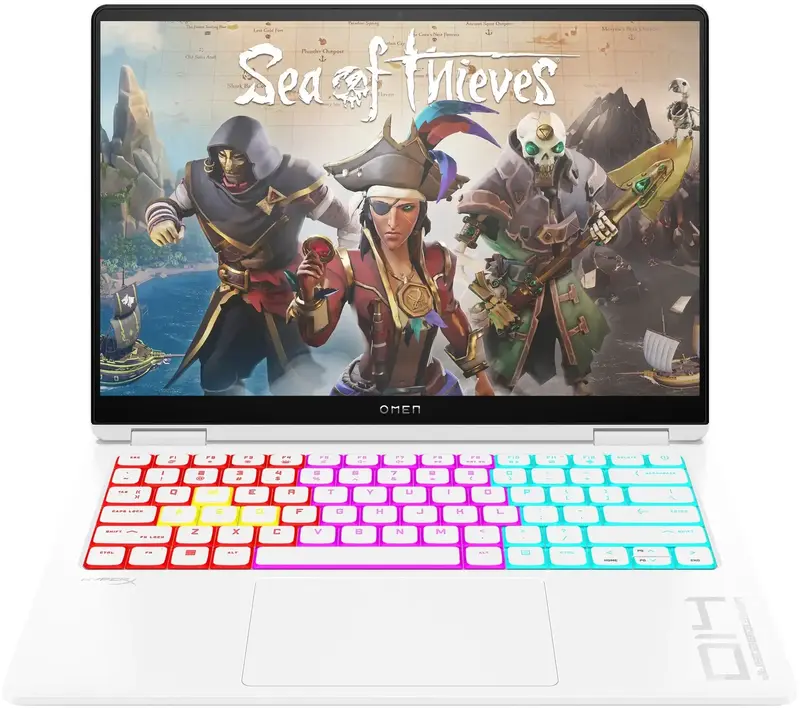 Ноутбук HP Omen Transcend Laptop 14-fb0022ua Ceramic White (A49ZSEA) фото