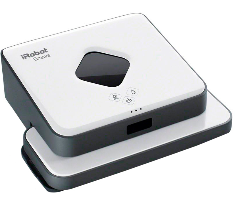 Робот-пылесос iRobot Braava 390T (Black/White) B39004t - фото - №1