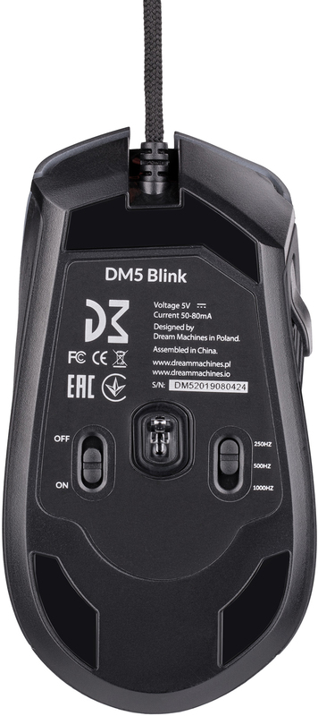Ігрова комп'ютерна миша Dream MachinesDM5 Blink USB (Black) DM5_BLINK фото