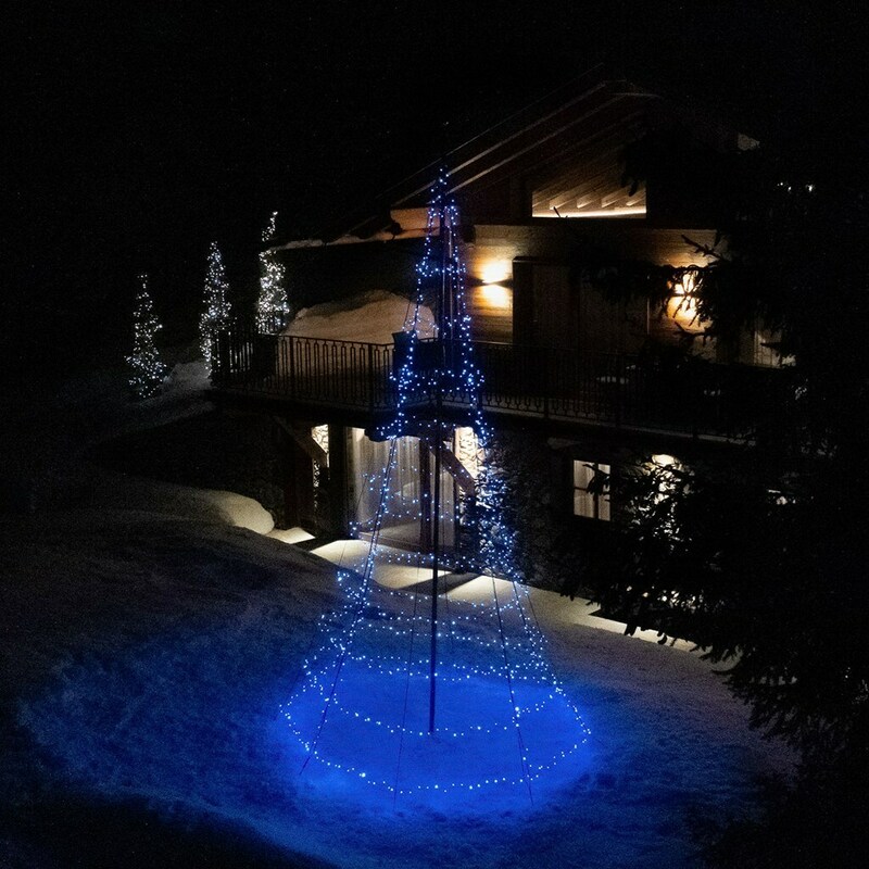Smart LED прединсталлированная Гирлянда Twinkly Light tree RGBW 1000, Gen II, IP44, высота 6м TWP01KSPP-BEU фото