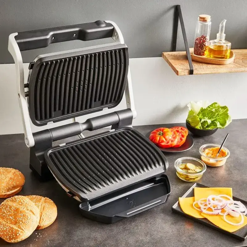 УЦІНКА Гриль TEFAL OptiGrill+ GC717D10 - фото - №9