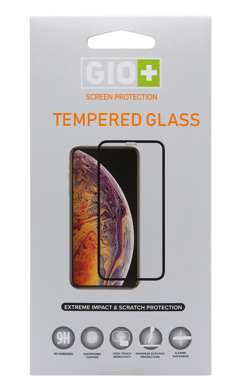 Захисне скло Gio 2.5D Full Cover Glass (Black) для iPhone 11 Pro Max / XS Max фото