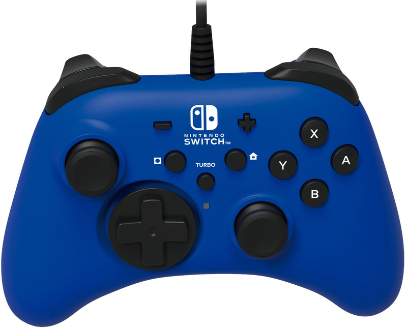 Геймпад дротовий Horipad для Nintendo Switch (Blue) 873124007497 фото