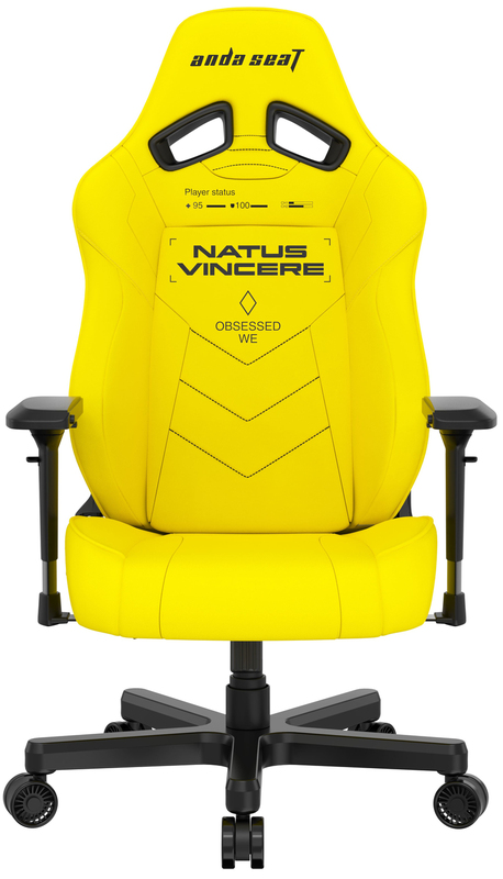 Ігрове крісло Anda Seat Navi Edition (Yellow) AD19-05-Y-PV фото