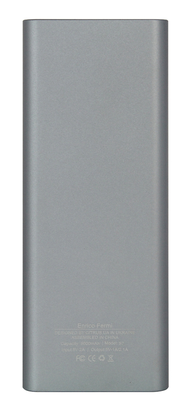 Портативна батарея Fermi 6000mAh Gray (S7) фото