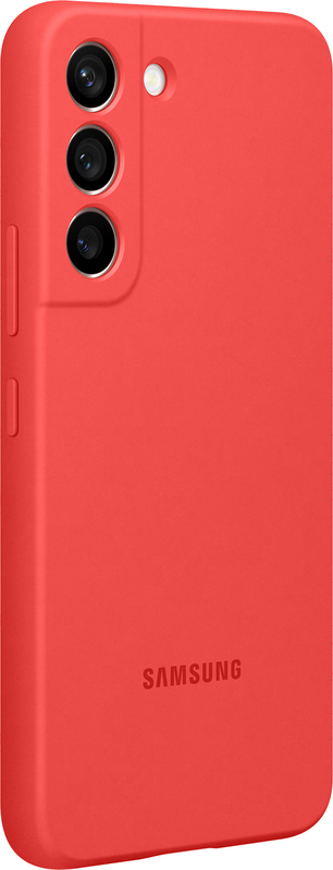 Чехол для Samsung s22 Silicone Cover (Glow Red) фото