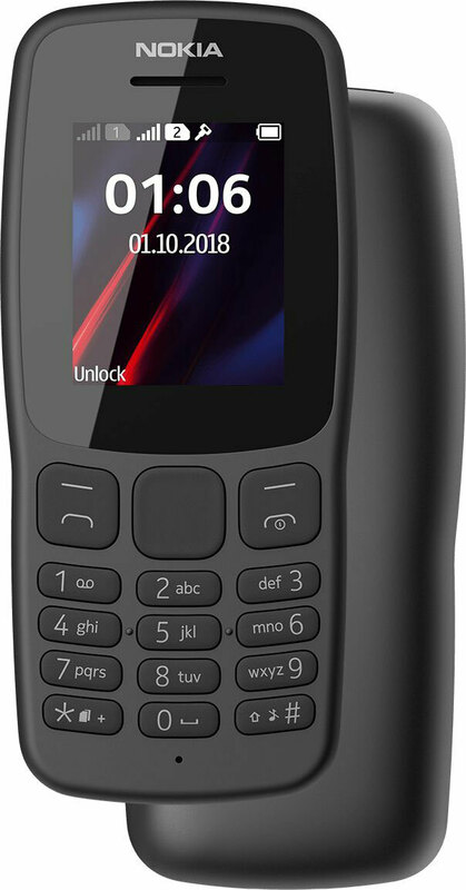 Nokia 106 Dual Sim 2018 (Black) фото