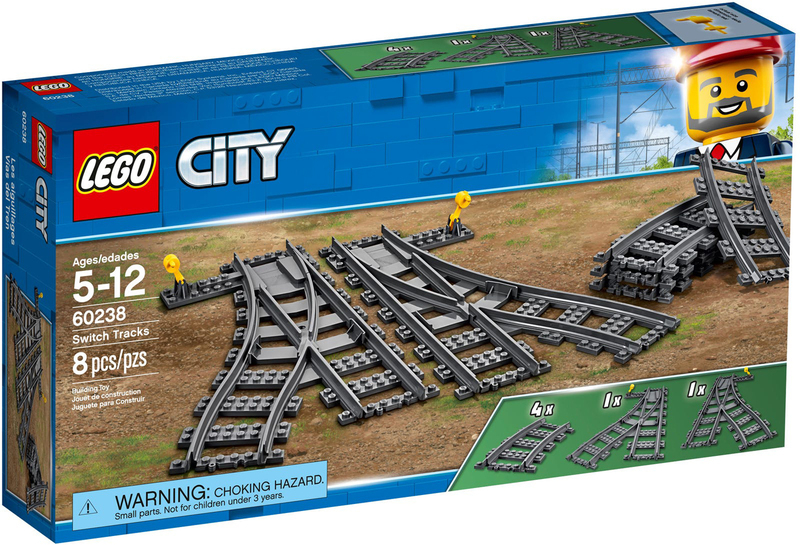 Конструктор LEGO City Залізничні стрілки 60238 фото