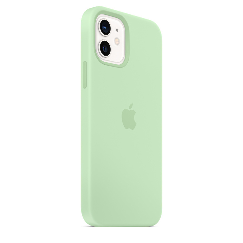 Чохол Apple Silicone Case with MagSafe (Pistachio) MK053ZM/A для iPhone 12 Pro Max фото
