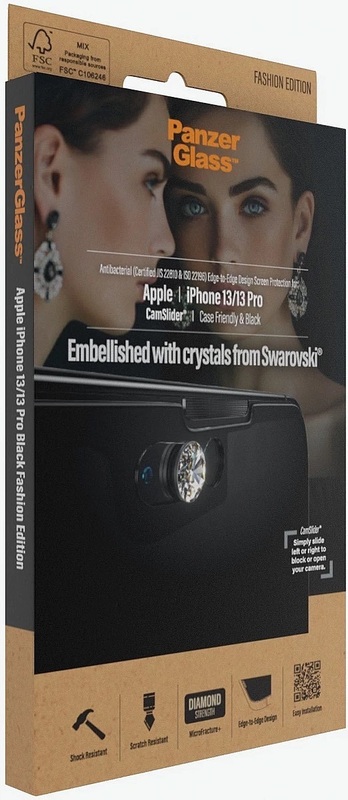 Защитное стекло PanzerGlass Swarovski CamSlider для iPhone 13/13 Pro фото