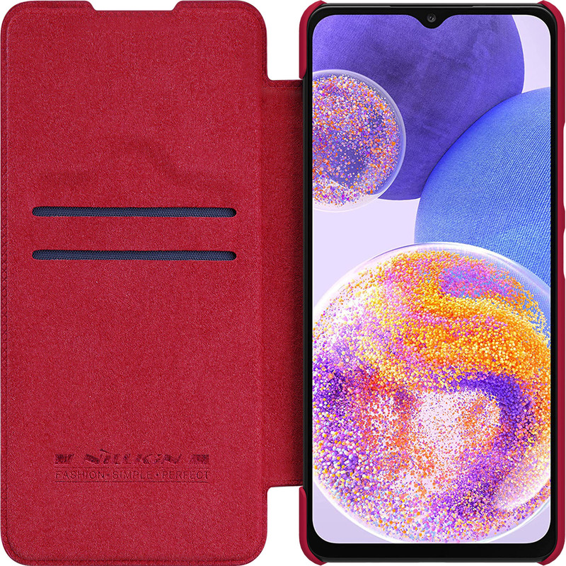 Чохол для Samsung Galaxy A23 Nillkin Qin Leather Case (Red) фото