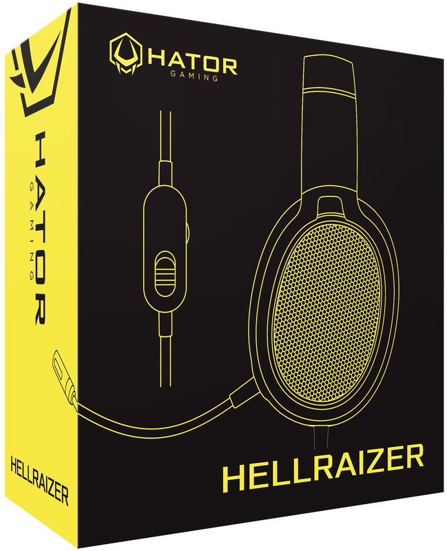 Гарнітура ігрова HATOR Hellraizer HTA-811 (Black/Grey) фото