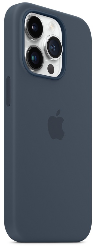 Чехол Apple Silicone Case with MagSafe (Storm Blue) MPTF3ZE/A для iPhone 14 Pro фото