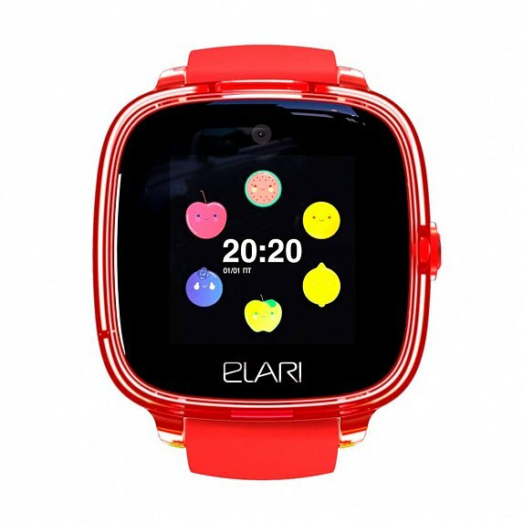 Детские смарт-часы с GPS-трекером Elari KidPhone Fresh (Red) KP-F/Red фото