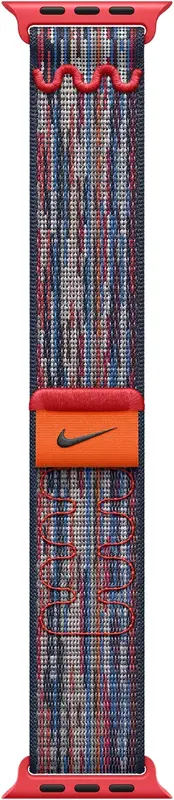 Ремешок для часов Apple Watch 42/41/40mm Blue/Red Nike Sport Loop фото