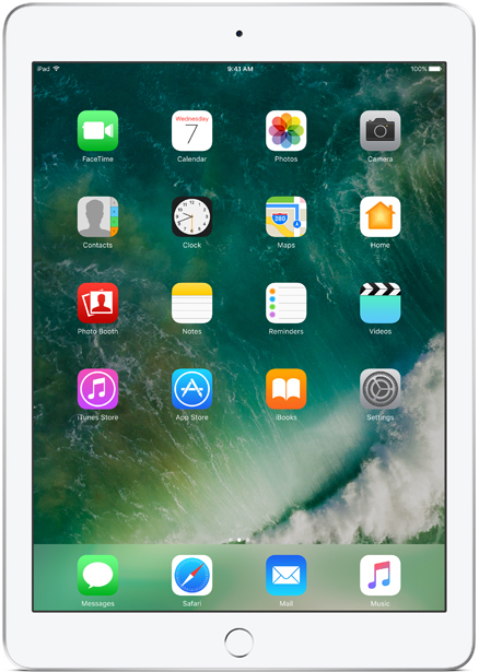 Apple iPad 32Gb Wi-Fi Silver (MP2G2RK/A) 2017 фото