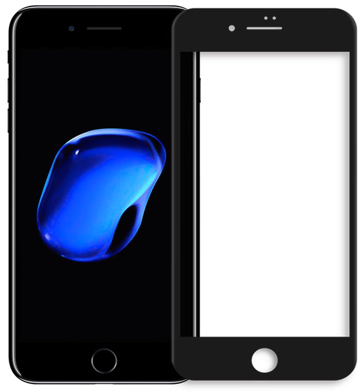 Захисне скло NILLKIN 3D для iPhone 7 Plus (чорний) фото