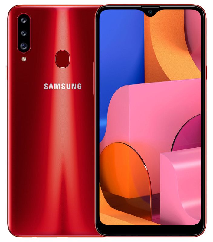 Samsung Galaxy A20s 2019 A207F 3/32Gb Red (SM-A207FZRDSEK) - фото - №0