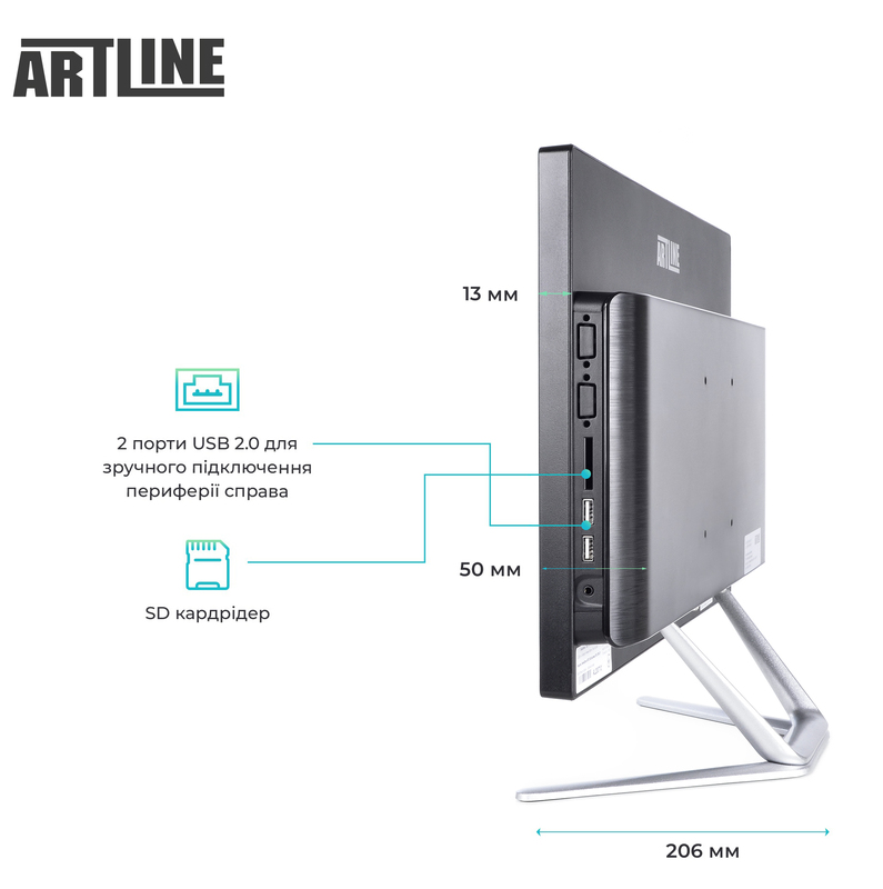 Моноблок ARTLINE Business F27 (F27v08Win) Black - фото - №2