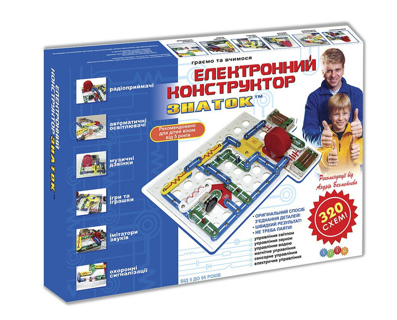 Конструктор - ЗНАТОК (320 схем) REW-K002 фото