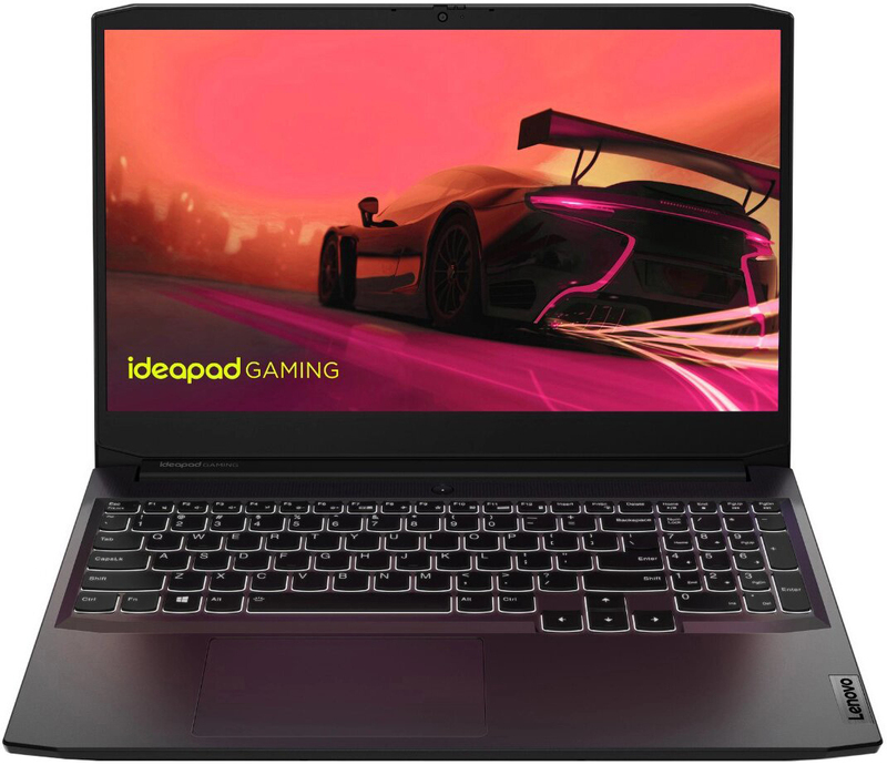 Ноутбук Lenovo IdeaPad Gaming 3 15ACH6 Shadow Black (82K201KCRA) фото