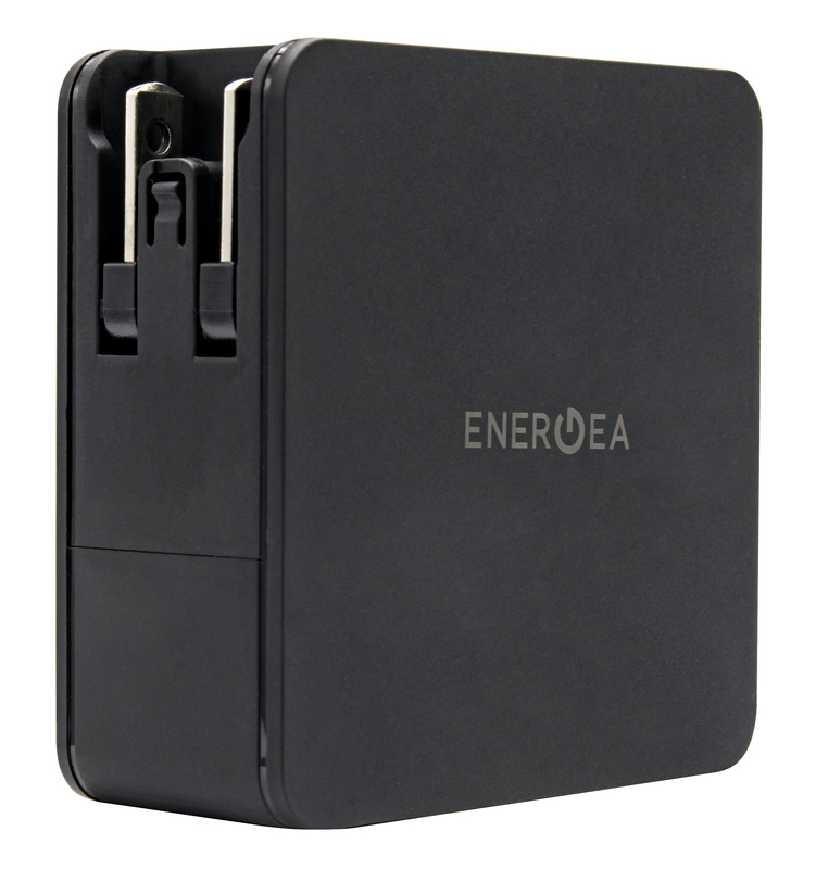 Універсальний мережевий ЗП Energea USB 4x Travelite PD+QC3 66W (Black) 6957879422935 фото